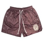 Burgundy Saint Vanity Nylon Short