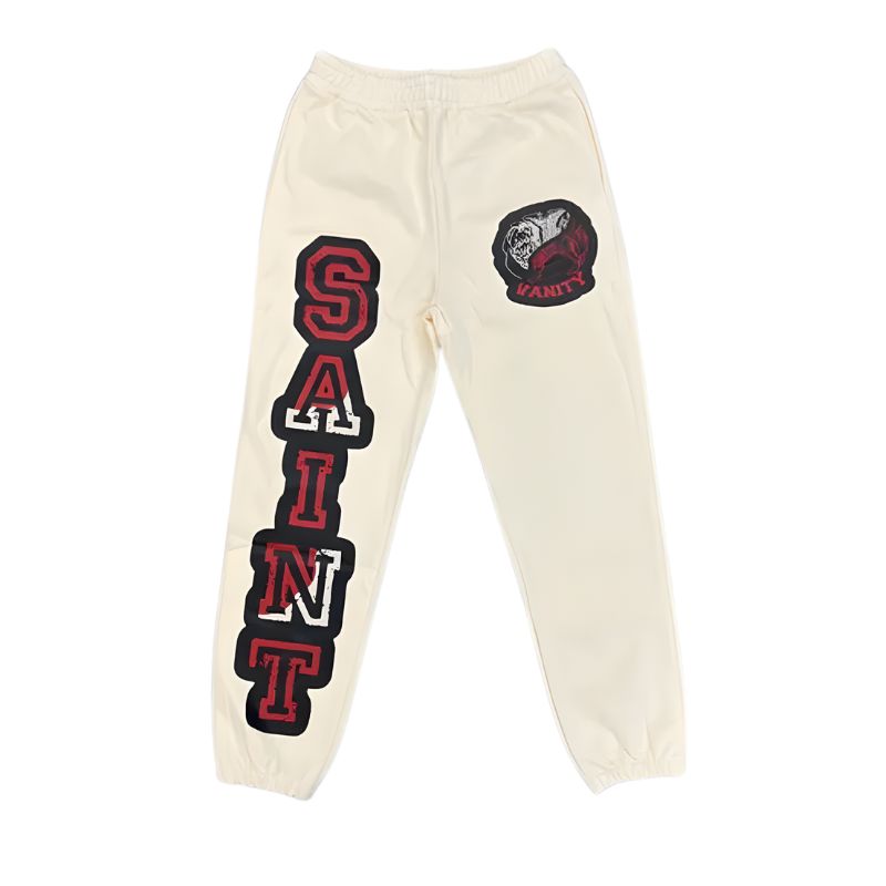 Cream Saint Vanity Logo Sweatpants Cream Saint Vanity Logo Sweatpants