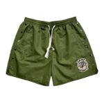 Olive Saint Vanity Logo Nylon Shorts