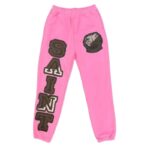 Pink Saint Vanity Varsity Logo Sweatpants