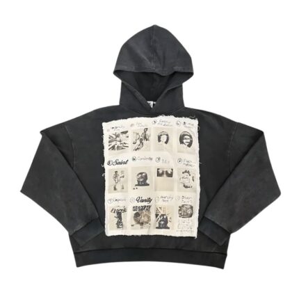 Saint Vanity Black Hoodie Sex Pistols Inspired