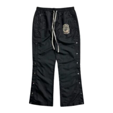 Saint Vanity Black Nylon Track Pants