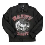 Saint Vanity Bull Work Black Graphic Jacket
