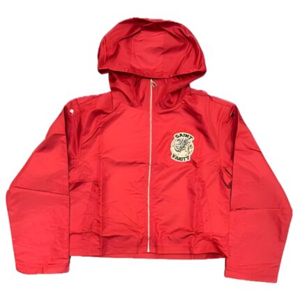 Saint Vanity Burgundy Nylon Top