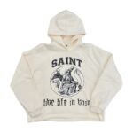 Saint Vanity Cream Hoodie Live Life In Vain