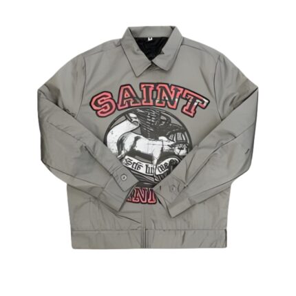 Saint Vanity Grey Bull Work Jacket