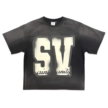 Saint Vanity SV Black Graphic Tee