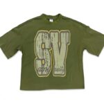 Saint Vanity SV Olive Green Graphic Tee