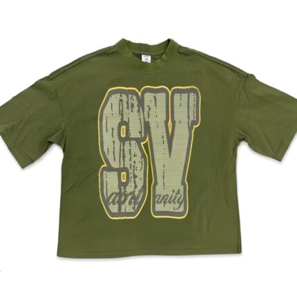 Saint Vanity SV Olive Green Graphic Tee