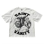 Saint Vanity White Classic Logo Griffin Tee