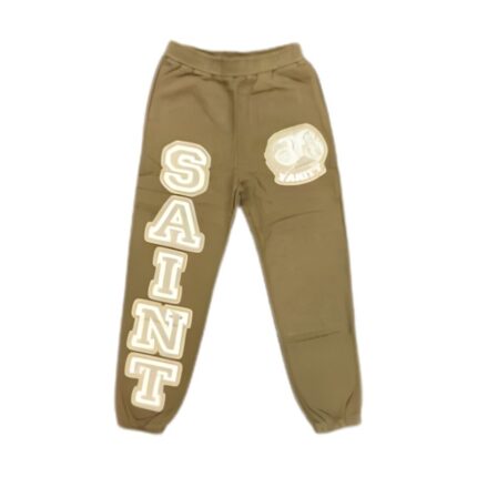 Tan Saint Vanity Logo Sweatpants