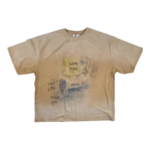 Beige Saint Vanity Graphic Fuck Off Tee