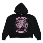 Black Pink Saint Vanity Griffin Hoodie