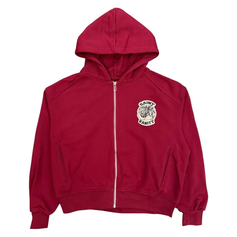 Crimson Uniform Zip-Up Hoodie Crimson Uniform Zip-Up Hoodie