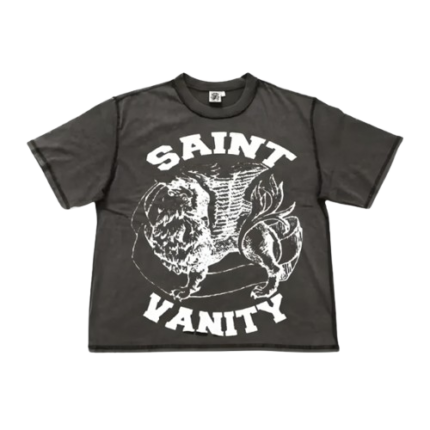 Grey Saint Vanity Griffin Print T-Shirt