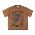 Saint Vanity Black Griffin Brown T-Shirt
