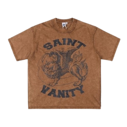 Saint Vanity Black Griffin Brown T-Shirt
