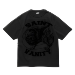 Saint Vanity Black Monochromatic Griffin Tee