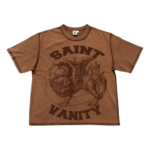 Saint Vanity Brown Classic Logo Griffin Tee
