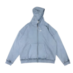 Saint Vanity Denim Zip-up Hoodie