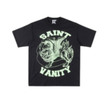 Saint Vanity Green Griffin Black Tee