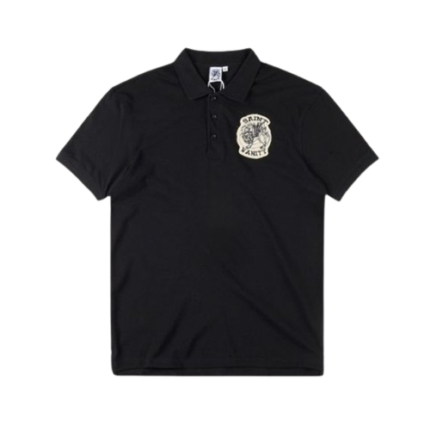 Saint Vanity Polo Black Shirt