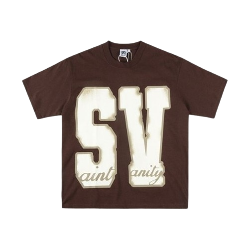 Saint Vanity SV Brown T-Shirt Saint Vanity SV Brown T-Shirt