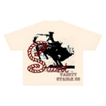 Saint Vanity Stable Logo Cream Graphic Tee