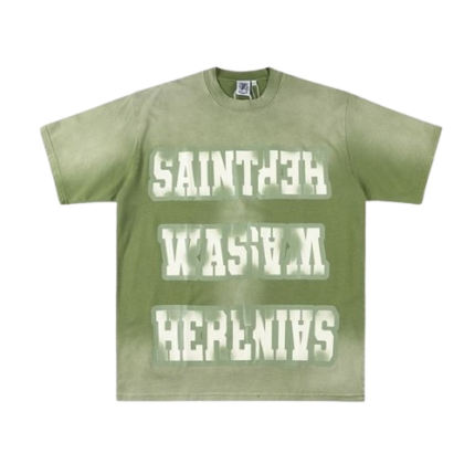 Saint Vanity Washed Green T-Shirt