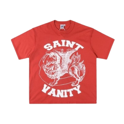 Saint Vanity White Griffin Red T-Shirt