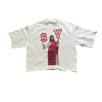 Saint Vanity White Logo Tee